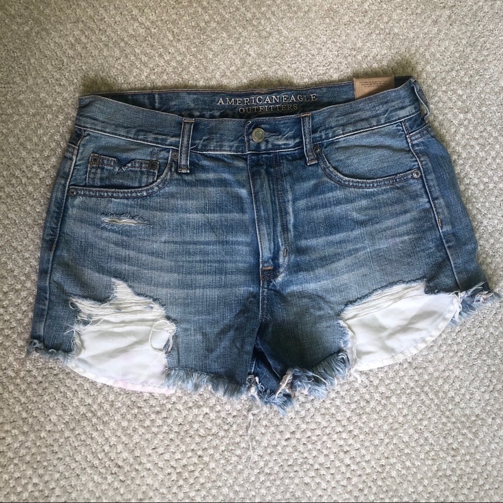 Vintage Hi-Rise Festival Denim Shorts